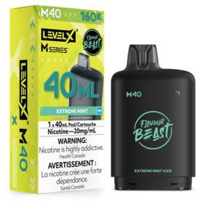 Flavour Beast Level X M Series Pod (40ML) - Extreme Mint Iced [Ontario Stamp]